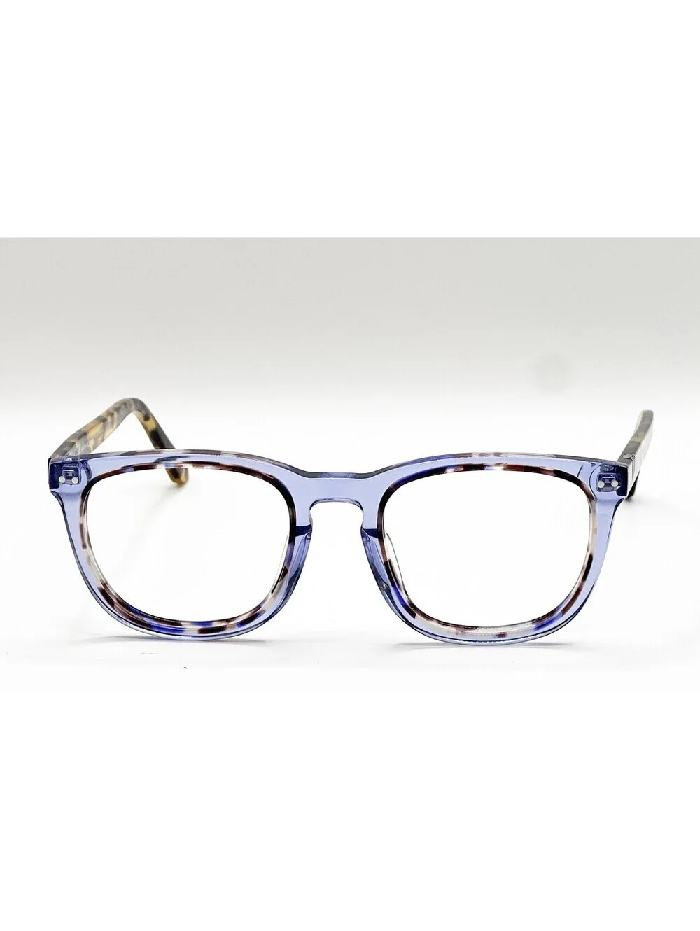 Muse 32-001893 Blue Tortoise Square Authentic Eyeglass Frames 49-20-145 - Picture 5 of 5